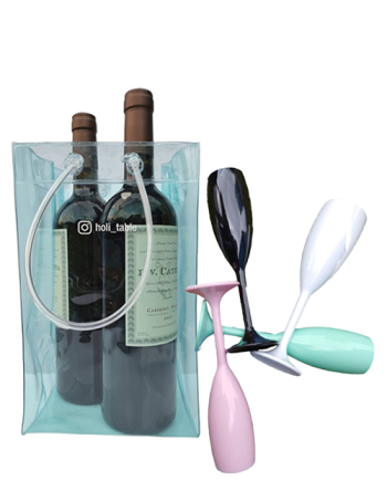 Frappera 2 Botellas + 4 copas flauta